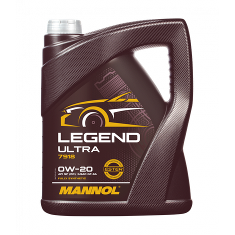Lubrificante sintético - Mannol Legend Ultra 0W20 (5L)