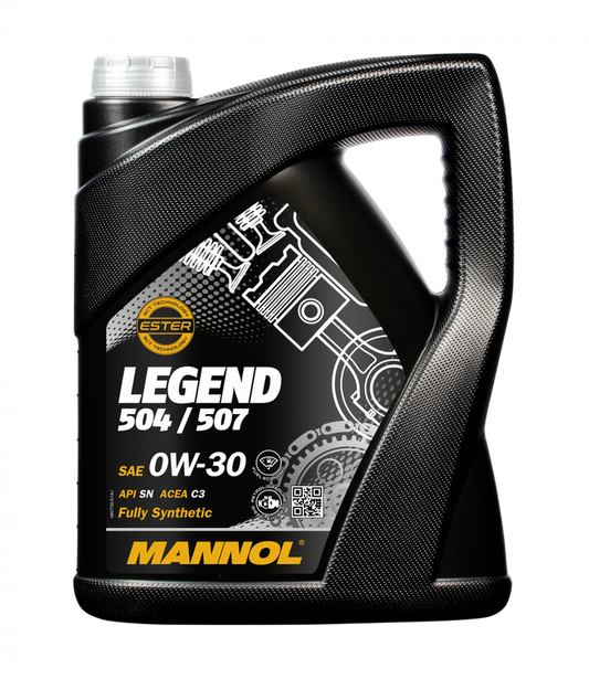 Lubrificante sintético - Mannol Legend 504/507 0W30 (5L)