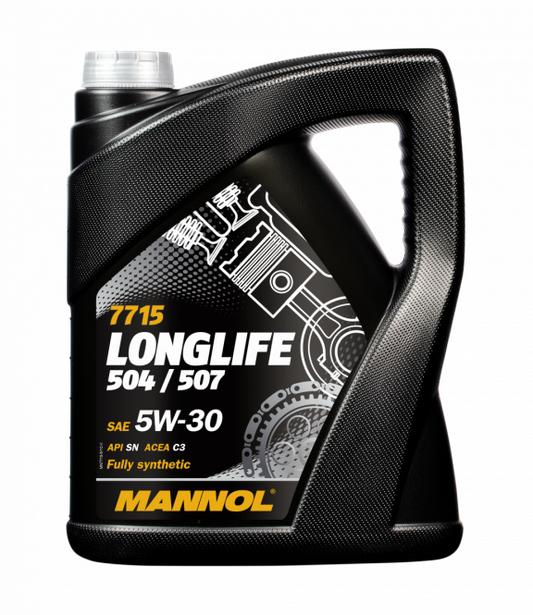 Lubrificante sintético - Mannol Long Life 504/507 5W30 (5L)