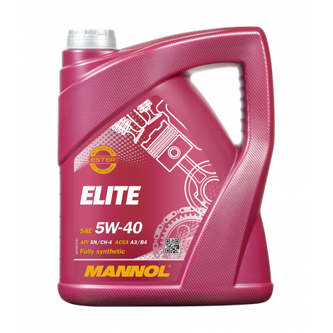Óleo sintético - Mannol Elite 5W40 (5L)