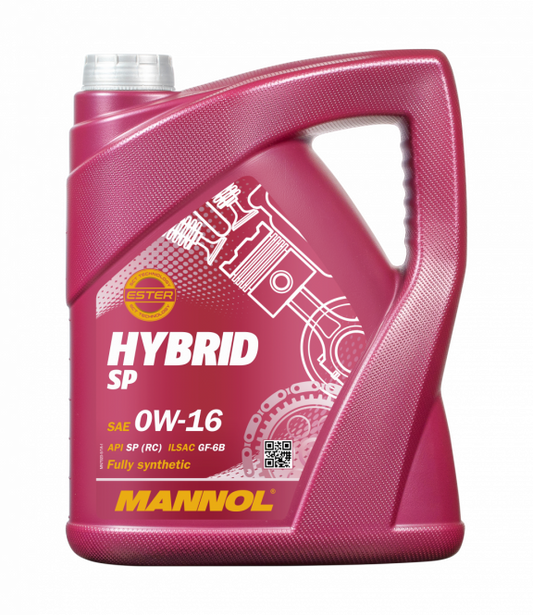 Lubrificante sintético - Mannol Hybrid SP 0W16 (5L)